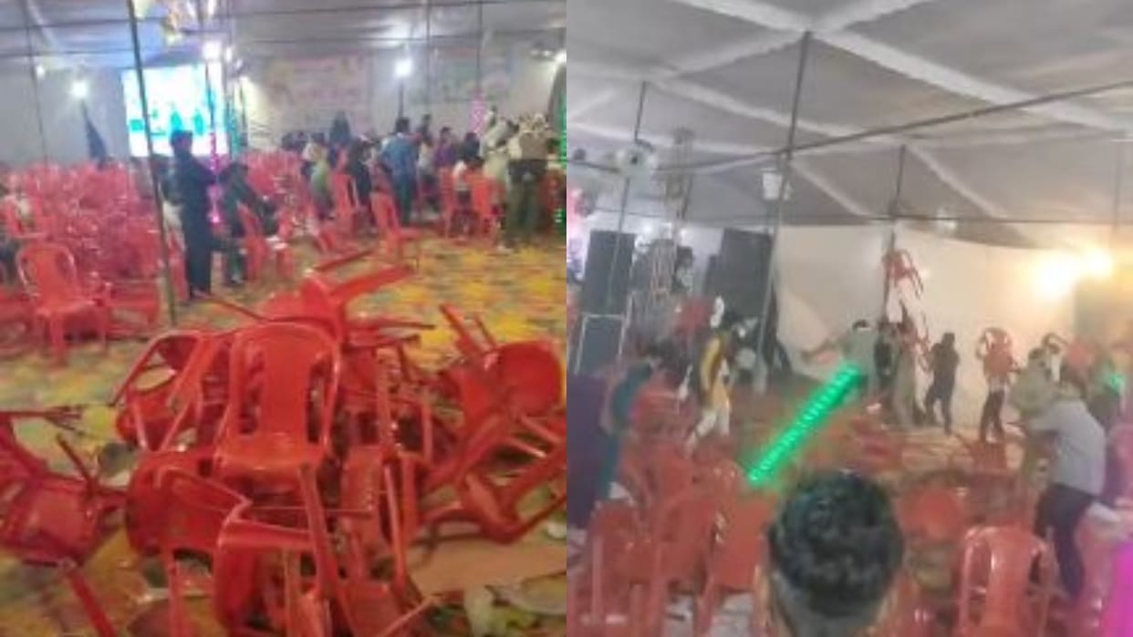 Clash erupts at Urs in Badaun people from two groups involved in the fight