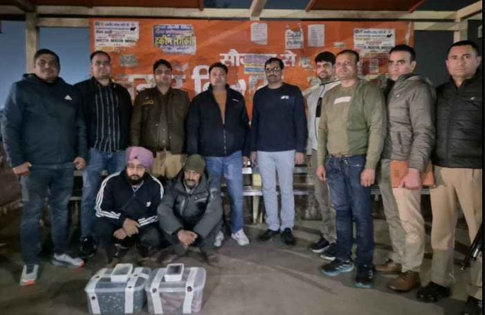 10 Kg Charas Hidden in Car Frames Two Arrested on Agra Highway