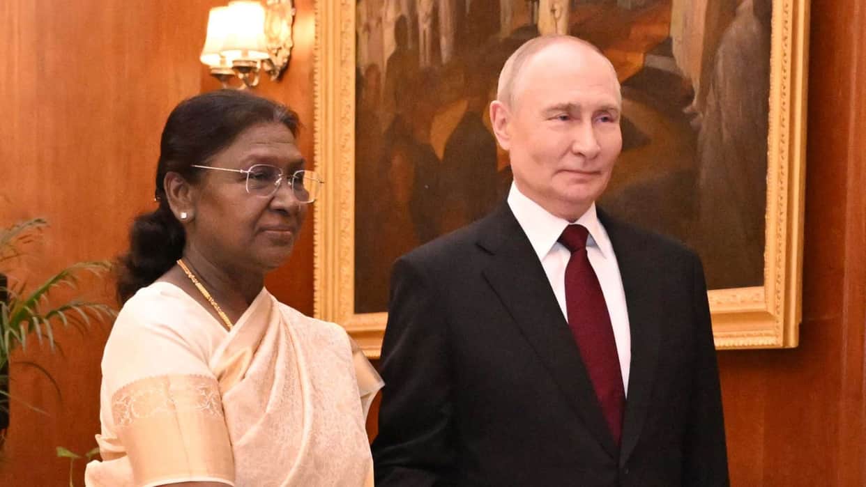 state banquet organized at President Droupadi Murmu residence for Vladimir Putin special dishes were served