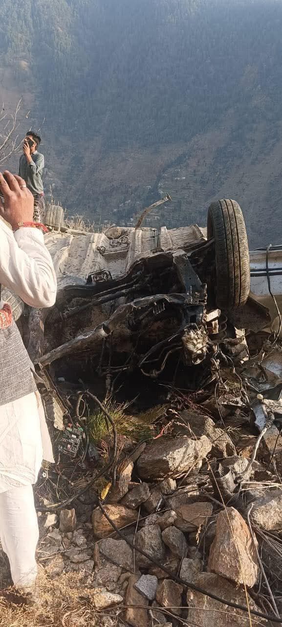 Tragic accident on Sarthal Road in Kishtwar, three young men from Doda killed.