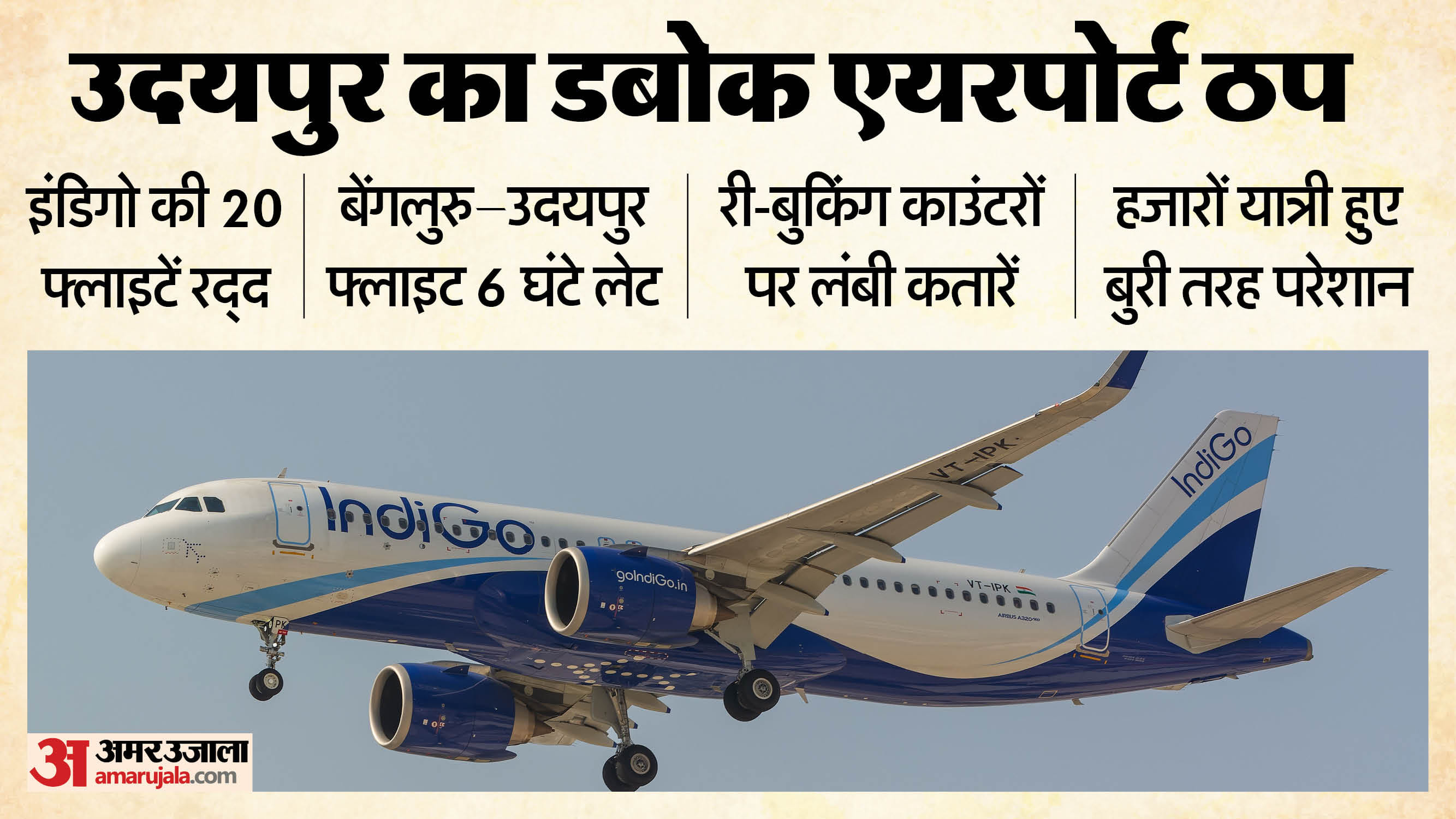 उदयपुर डबोक एयरपोर्ट पर उथल-पुथल