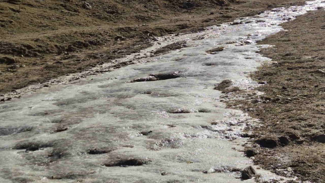 Uttarakhand Weather News stream has dried up on skiing slopes of Auli due to lack of rain and dry cold weather