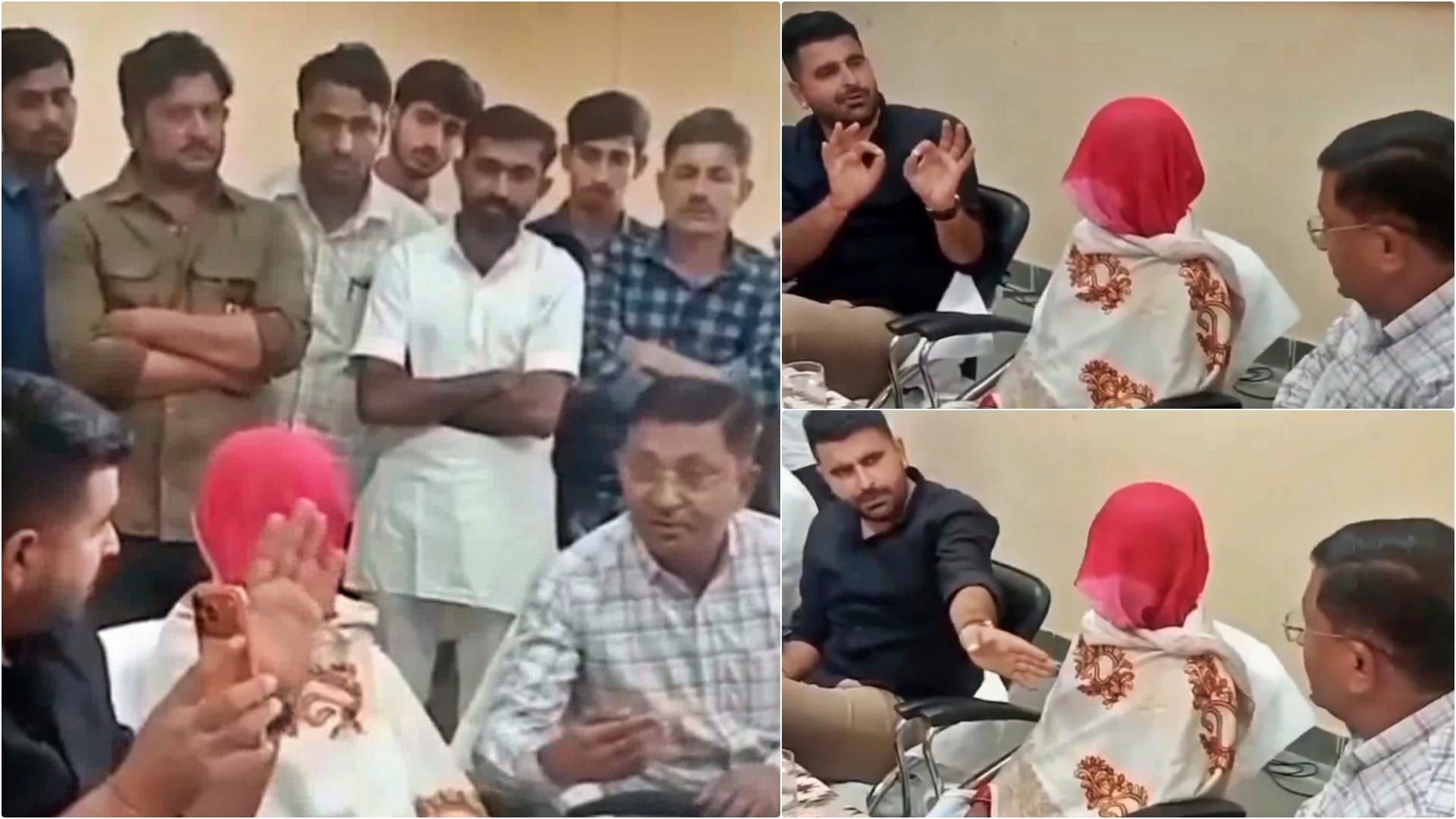 शिव विधायक रविंद्र सिंह भाटी और बीडीओ विक्रम जांगीड़ के बीच तीखी बहस