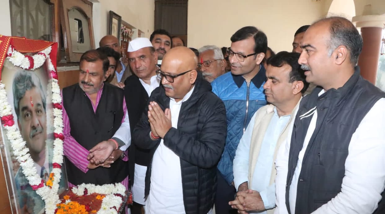 Kanpur Ajay Rai finally reached Shriprakash Jaiswals house and said This is an irreparable loss for the party