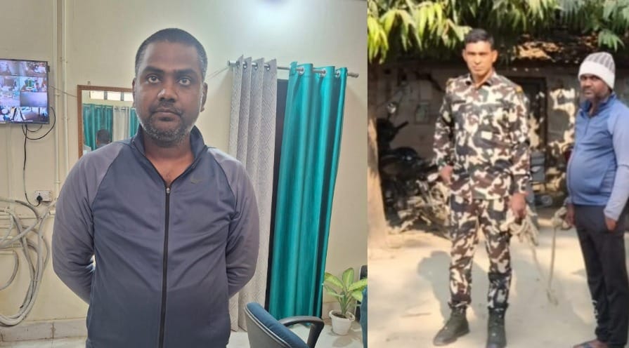 खानपुर थाना क्षेत्र से एक आरोपी को गिरफ्तार।