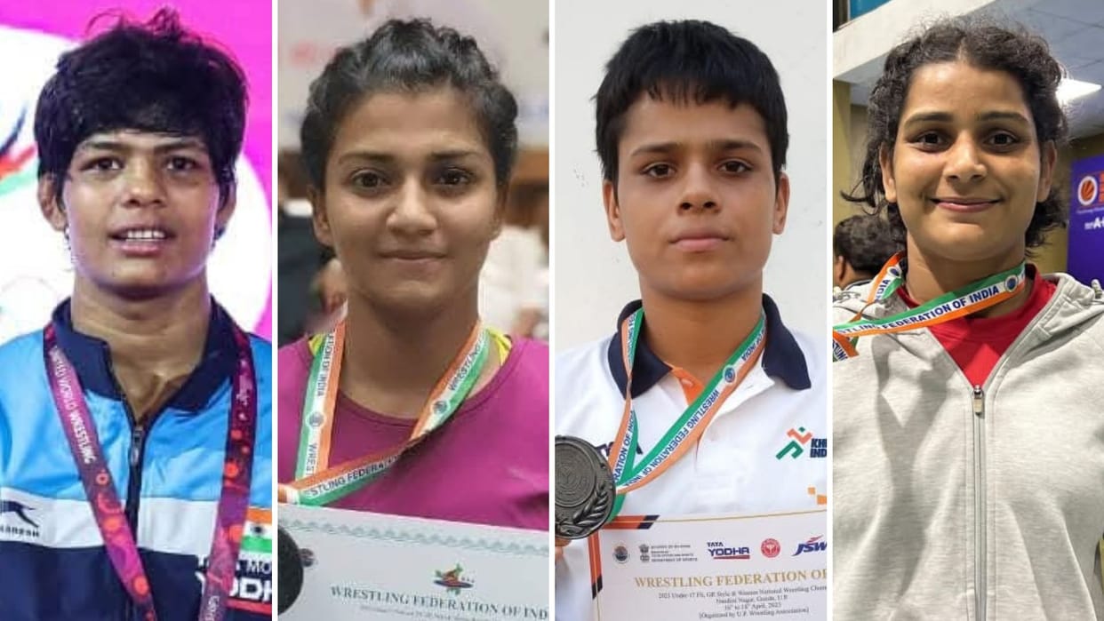 Four women players from Varanasi division selected in UP wrestling team