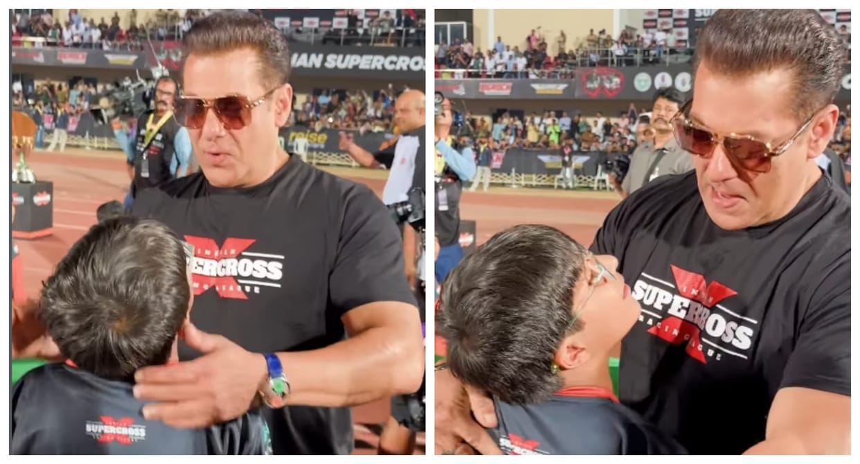 Salman Khan wins hearts as he meets young kids fans personally at Hyderabad event