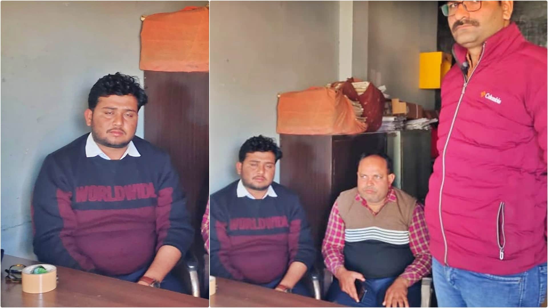 एसीबी टीम ने आरोपी पटवारी को रिश्वत लेते पकड़ा