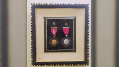 Pandit Chhannulal Mishra musical instruments kept at Maa Vindhyavasini University inspiring young people