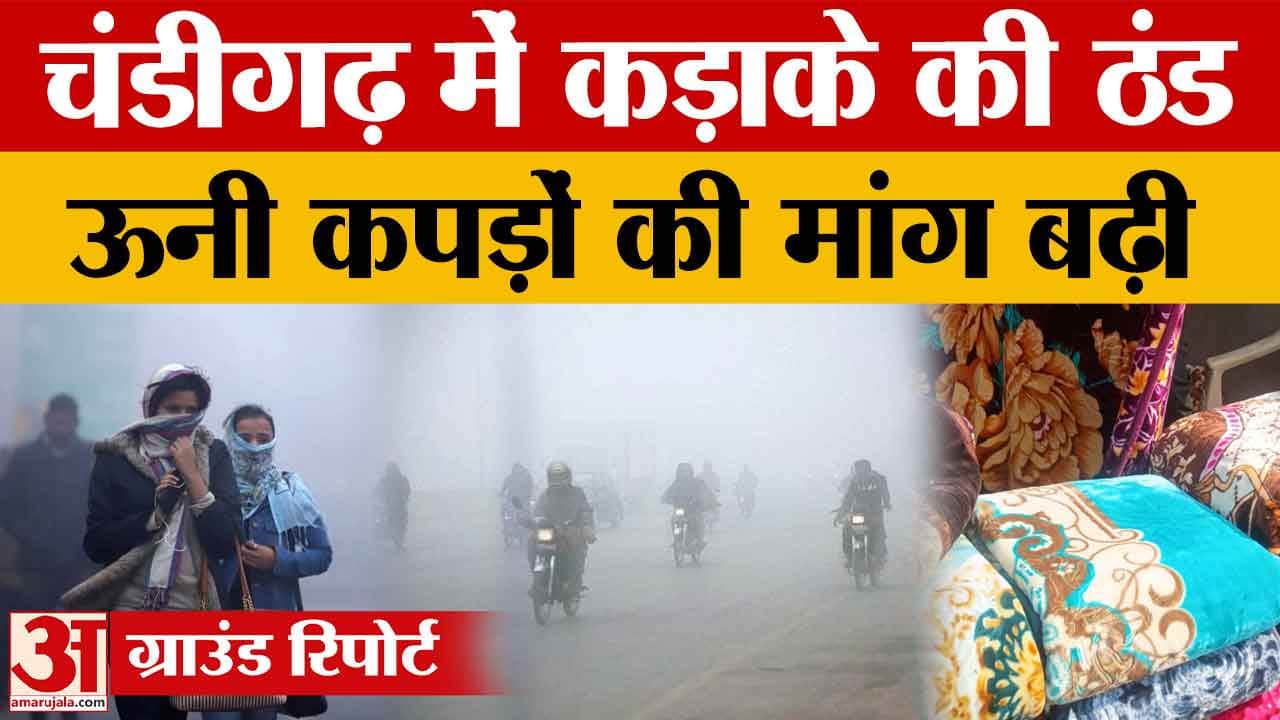 ठंड का जोर, चंडीगढ़ में मौसम बदला, ऊनी कपड़ों की मांग बढ़ी