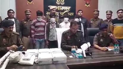 police arrested four accused in shopkeeper murder case in Barsana in mathura