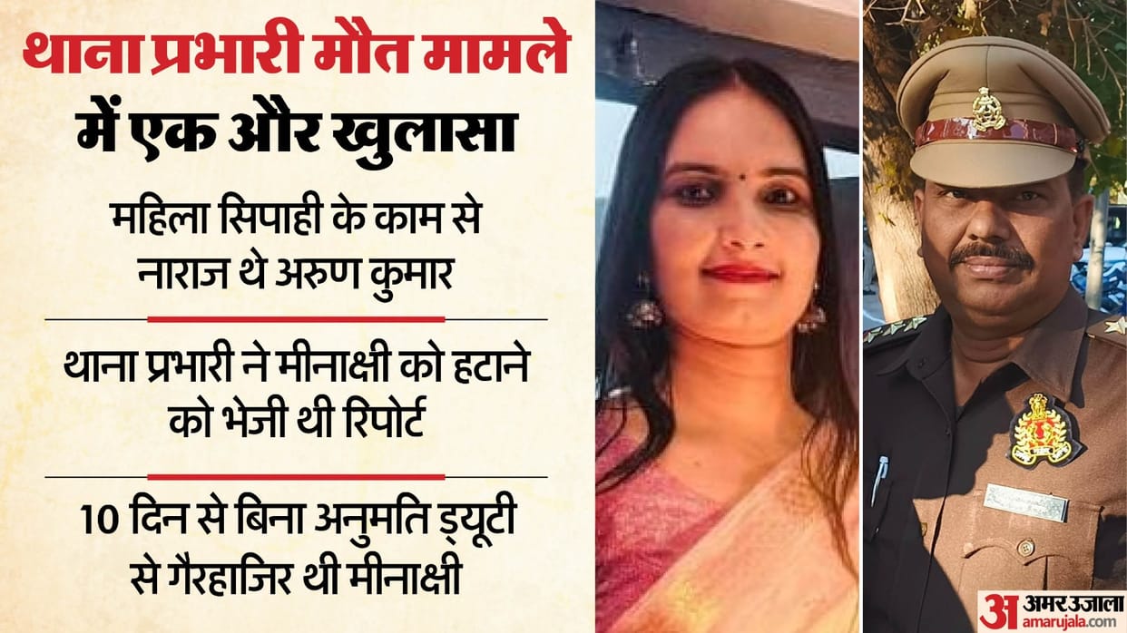 jalaun sho Death case Rai unhappy with Meenakshi working several altercations and sent report for her removal