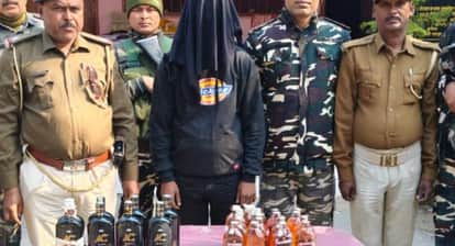 araria border raid drugs weapons arrest basmatia police ssb action