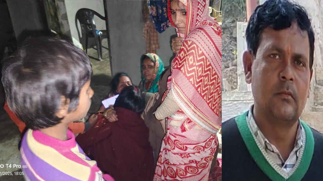 road dispute led to murder with an axe In Maharajganj