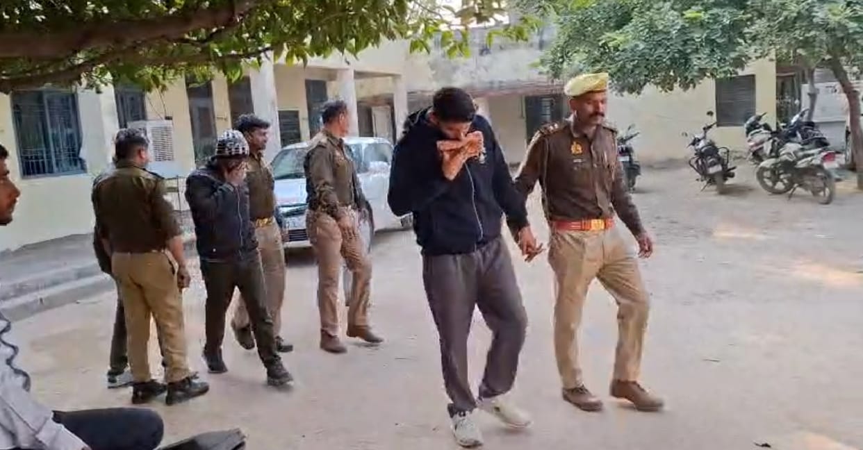 Cough syrup smuggling Five accused arrested in Ghaziabad brought to Sonbhadra