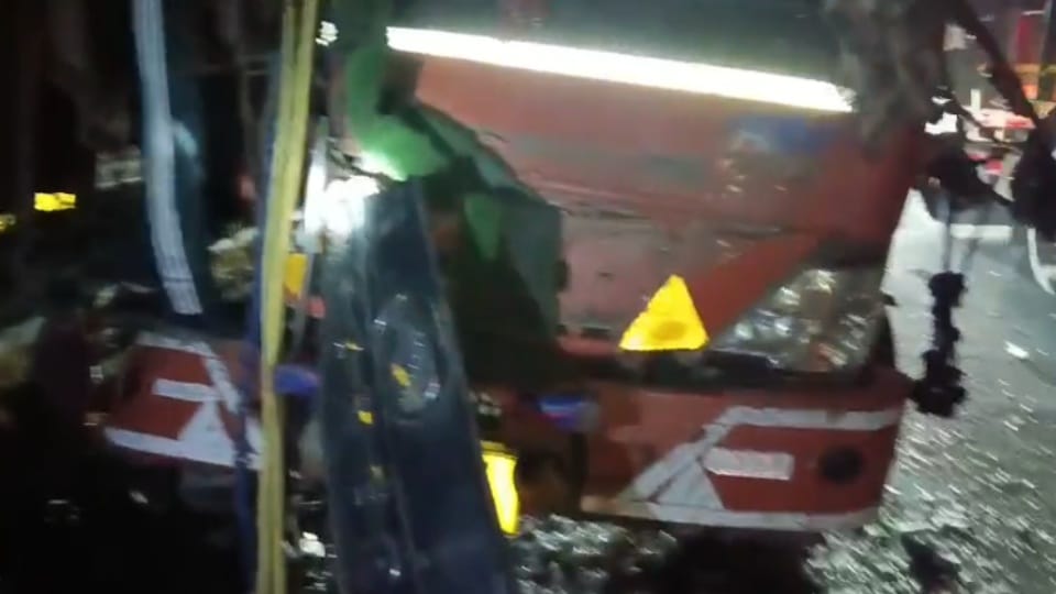 Three trucks and car collided on highway in Kurukshetra