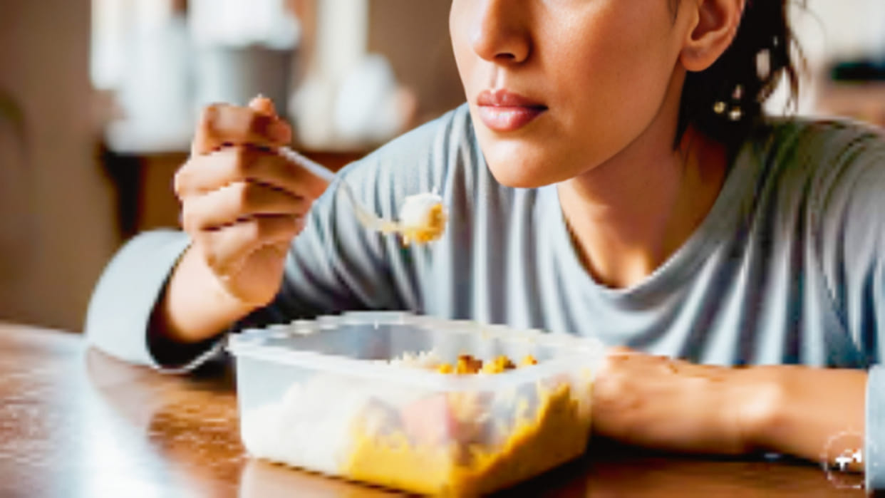Do not eat or heat food in plastic utensils... you will remain healthy