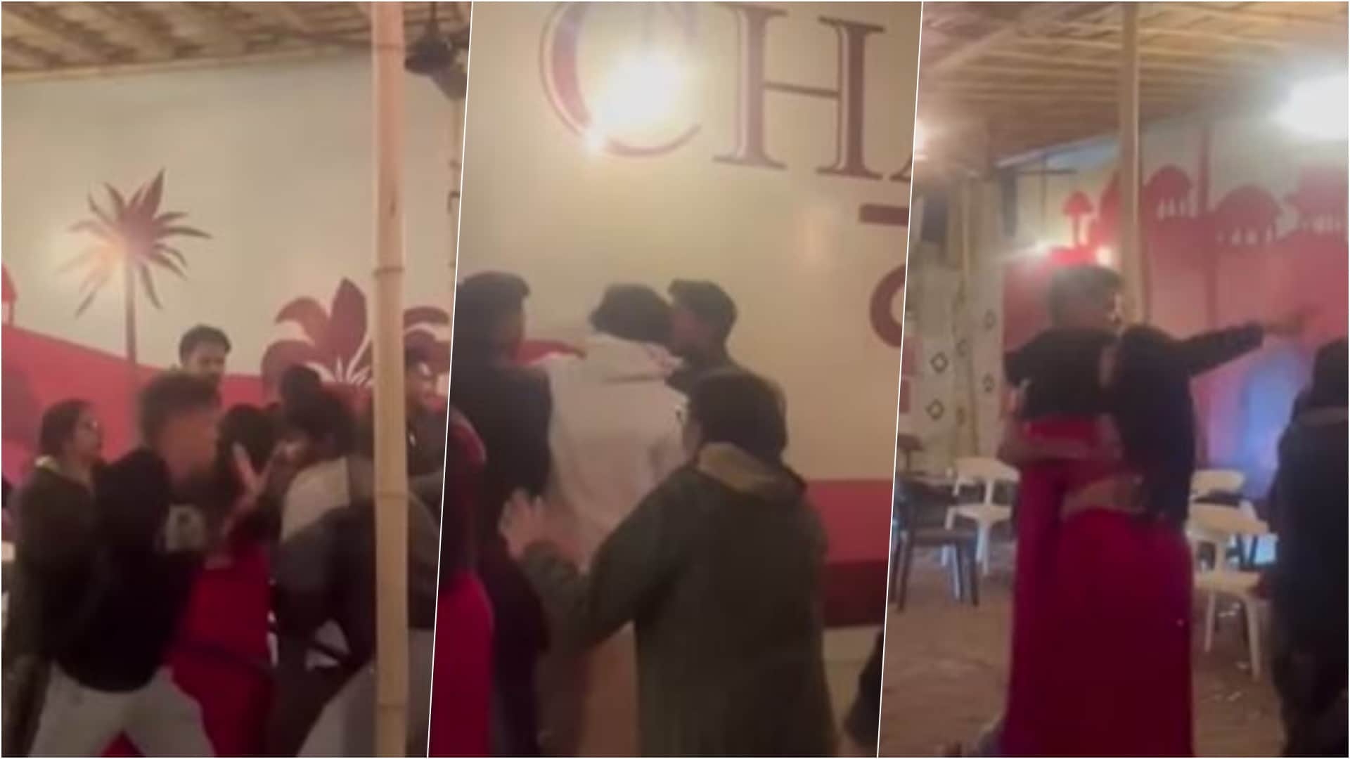 कैफे संचालक ने परिवार के साथ की मारपीट