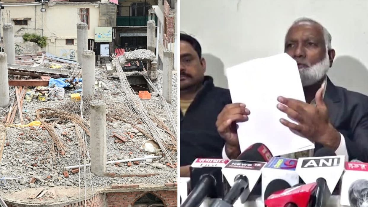 Sanjauli Mosque Muslim community claims mosque has been on record for 110 years