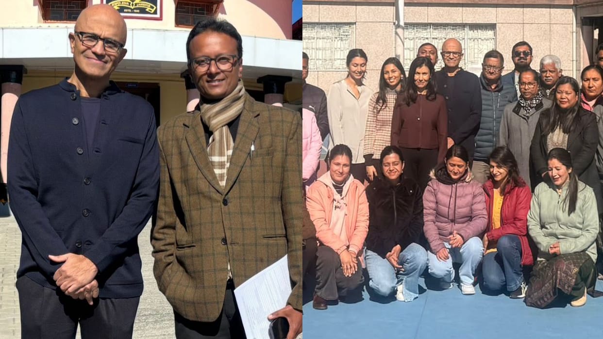 Microsoft CEO Satya Nadella visits Mussoorie recalls childhood memories Uttarakhand news in hindi
