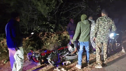 Two bike riders died and one injured in collision with unknown vehicle in Kanker