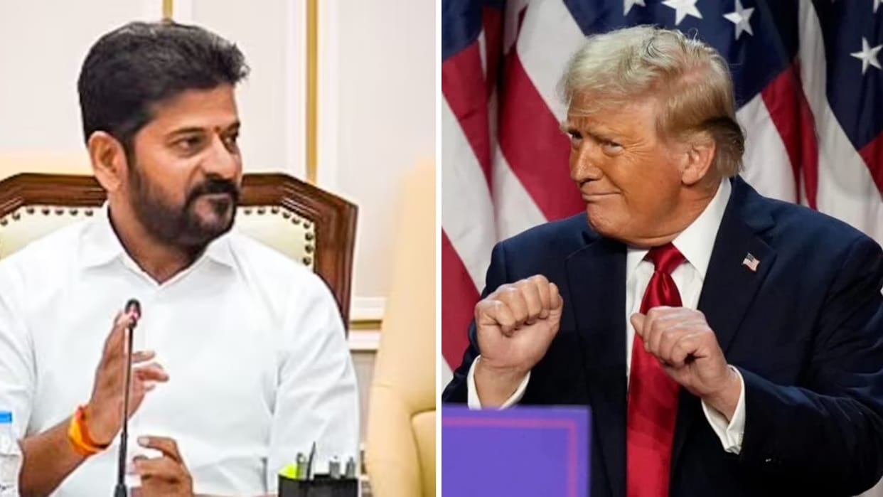 Telangana to name hyderabad road after donald trump bjp slam cm revanth reddy