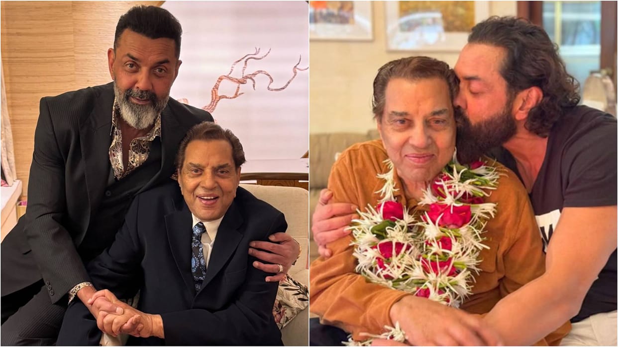 Dharmendra Birth Anniversary: Bobby Deol Pens beautiful emotional post for late father On His 90th Birthday