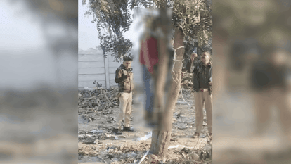 Young man commits suicide by hanging from tree in Sikandrabad
