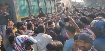Agra-Fatehabad Road: Private Bus Crashes Into Auto Two Dead Several Injured
