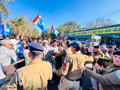 MP News: Political uproar over drug trafficking, Congress takes to the streets after minister's brother's arre