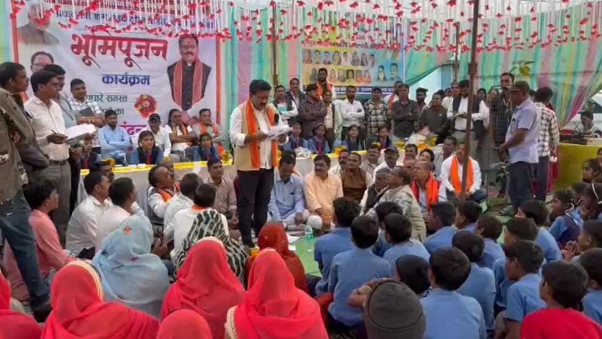 Deputy CM performed Bhoomi Pujan of development work worth Rs 2.97 crore in Kabirdham