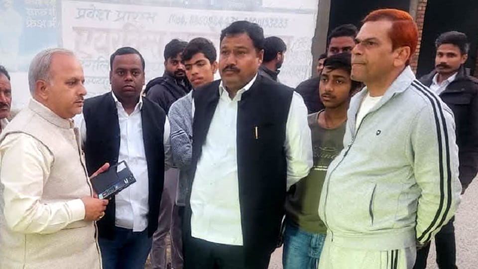Aligarh MLA engaged in SIR work