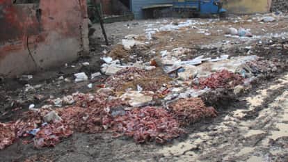 Jhansi: Municipal Corporation Ward 33... difficult to pass through Murga Fish Market, roads damaged