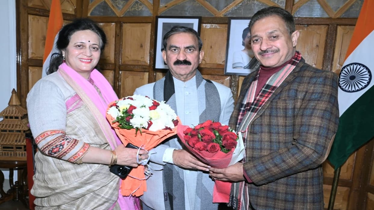 Prof. Mamta Mokta became a member of the State Public Service Commission and met with Chief Minister Sukhu.