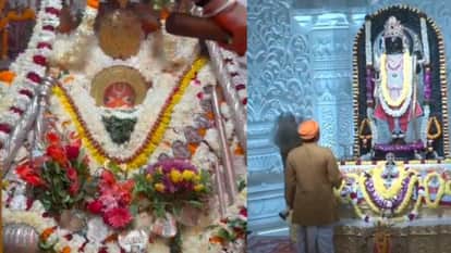 Ram Lalla is being draped with Jaipuri quilt Aarti and Raga Bhog timings changed Hanumangarhi also changes
