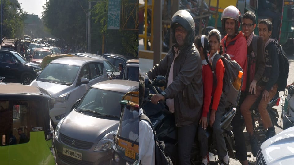 Agra roads jammed during Chief Minister visit