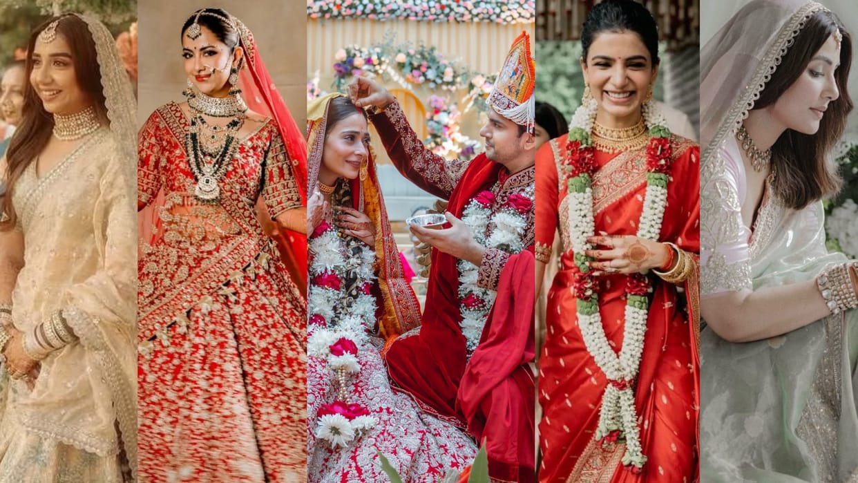 Year Ender 2025 Actress Stunning Wedding Looks Who Got Married in 2025