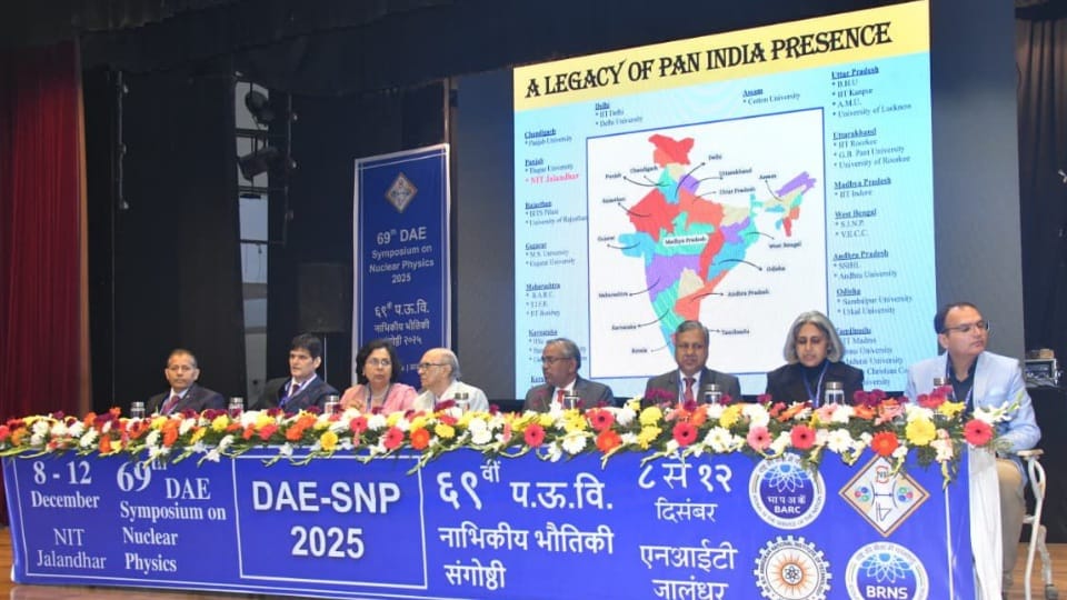 69th DME Nuclear Physics Symposium has begun at NIT Jalandhar