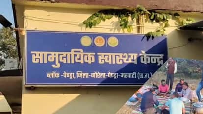 A video of a liquor party at the community health center in Pendra has gone viral