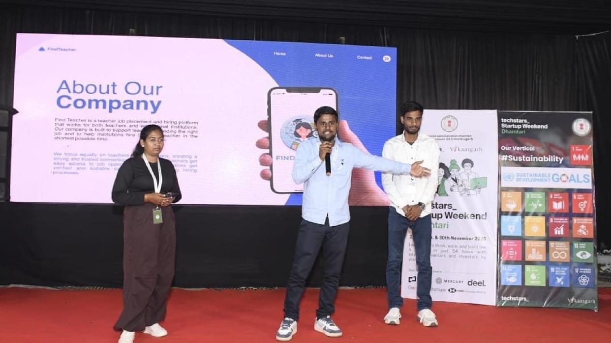 Techstars Startup Weekend successfully organised, providing youth with a global platform in in Chhattisgarh