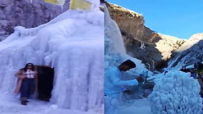 Keylong: Cave-like Ice Cafe in Lingti becomes a tourist attraction