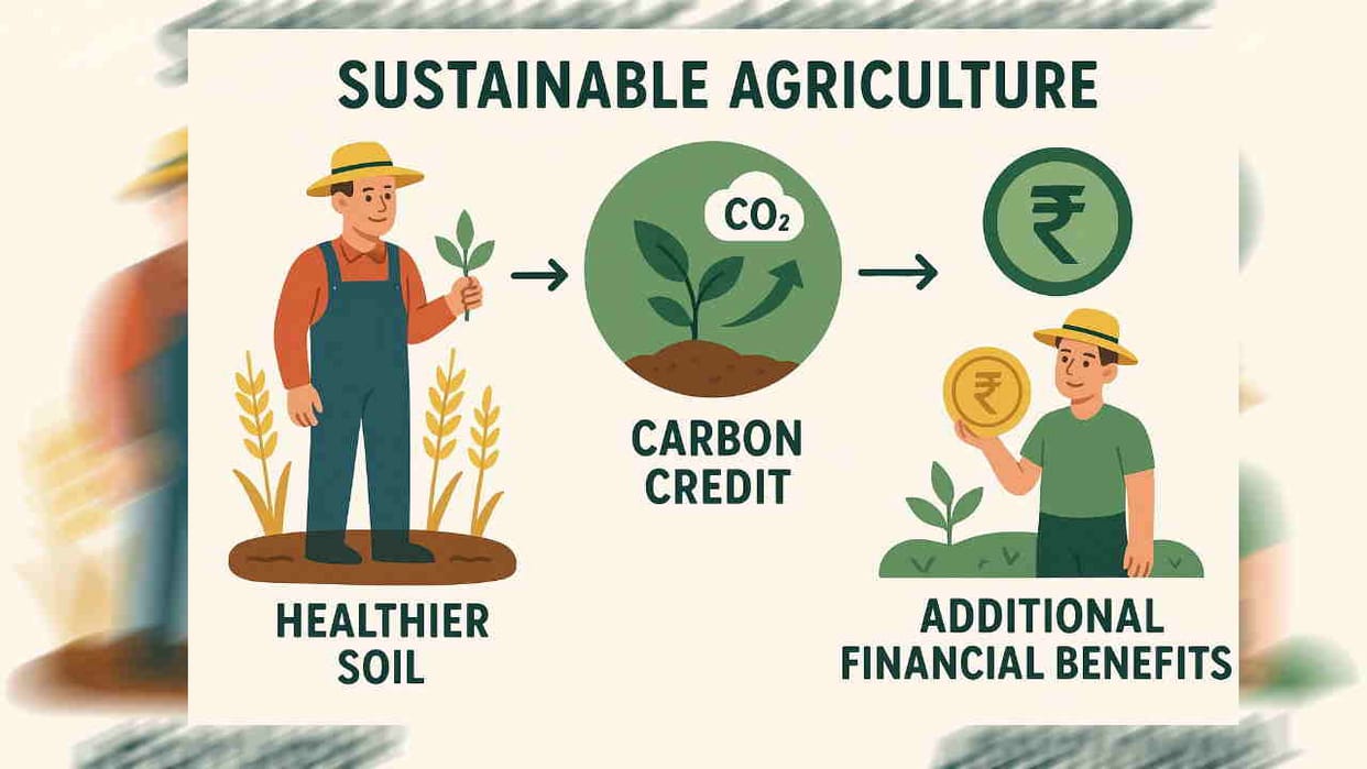 India first major carbon credit model launched will improve soil health increase farmers income Roorkee News