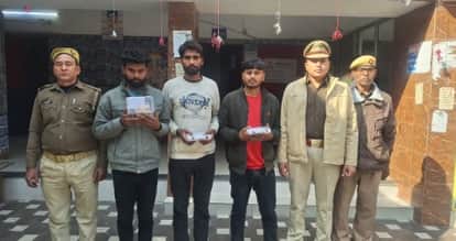 Kanpur Three robbers who committed robberies on the highway have been arrested Police have sent them to jail