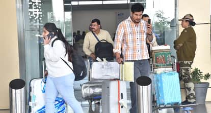 Kanpur Indigos Mumbai flight cancelled again Bengaluru and Delhi flights on time dog entered airport premises