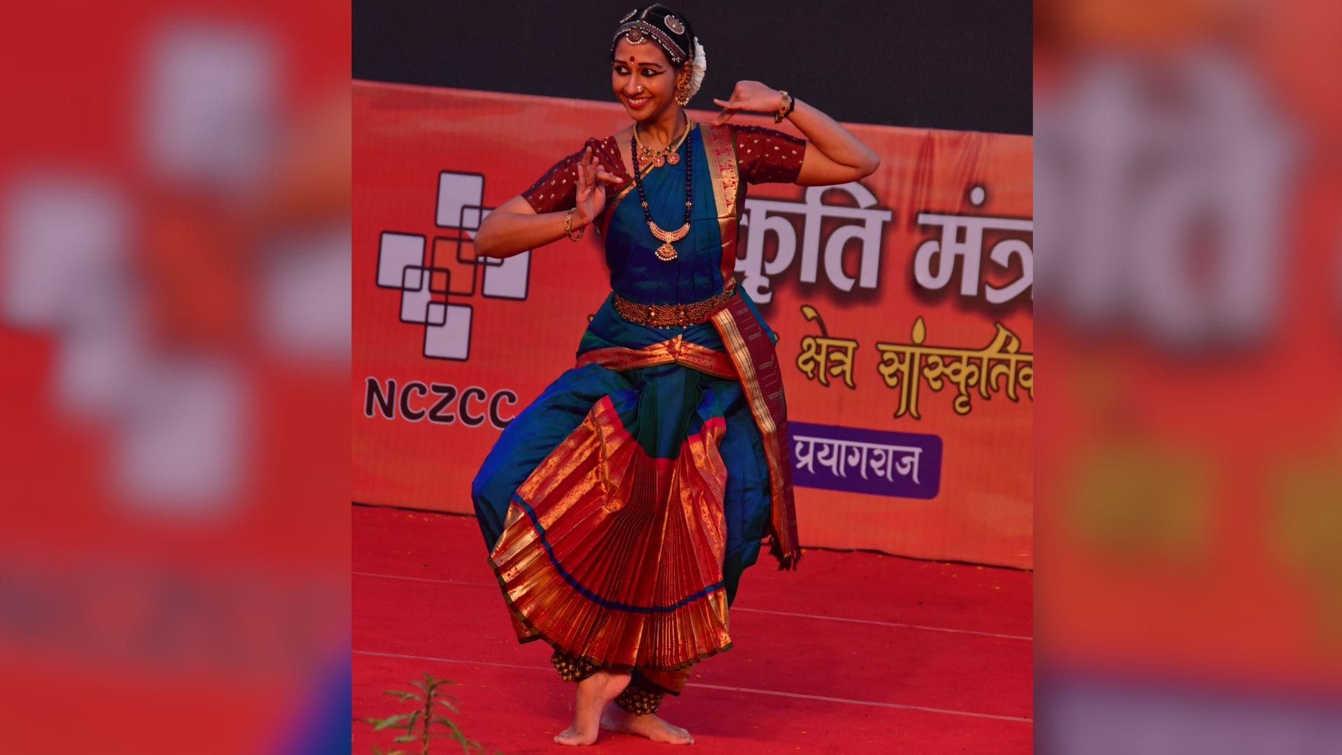 Kashi Tamil Sangamam South Indian folk music presented at Namo Ghat along with Kathak-Bharatnatyam