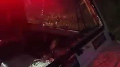 Bihar: A truck crushed an elderly milk vendor angry mob pelted stones at a High Court judge escort vehicle