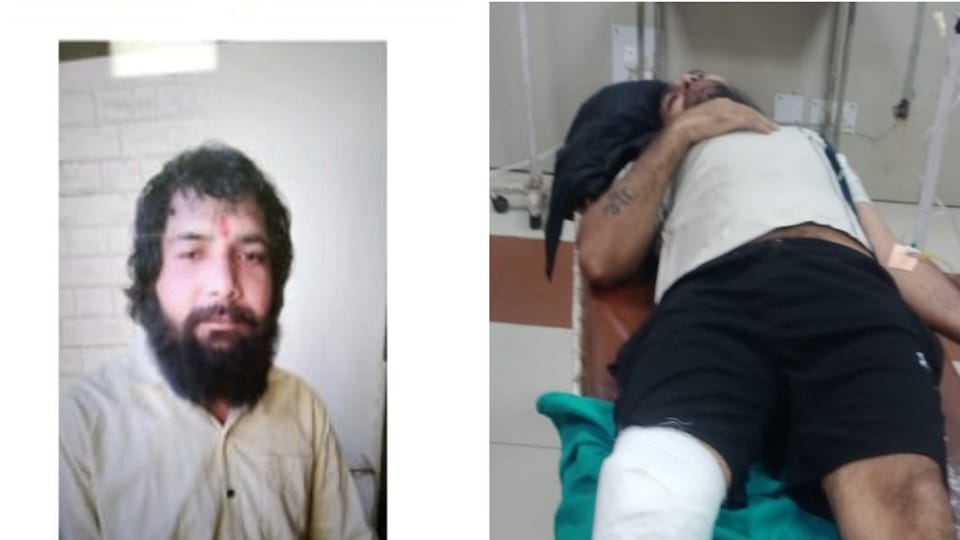 Notorious criminal Mohit injured in encounter by Rohtak Police