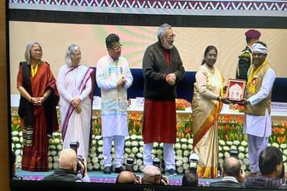 Bharewa craft gets national recognition: President confers national honour on Betul artisan Baldev Waghmare