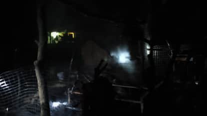 Two sisters died a painful death by burning alive due to a short circuit fire in Sawai Madhopur