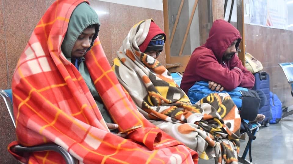 Moradabad experienced weather as cold as Nainital and Haridwar; routes of four trains were changed